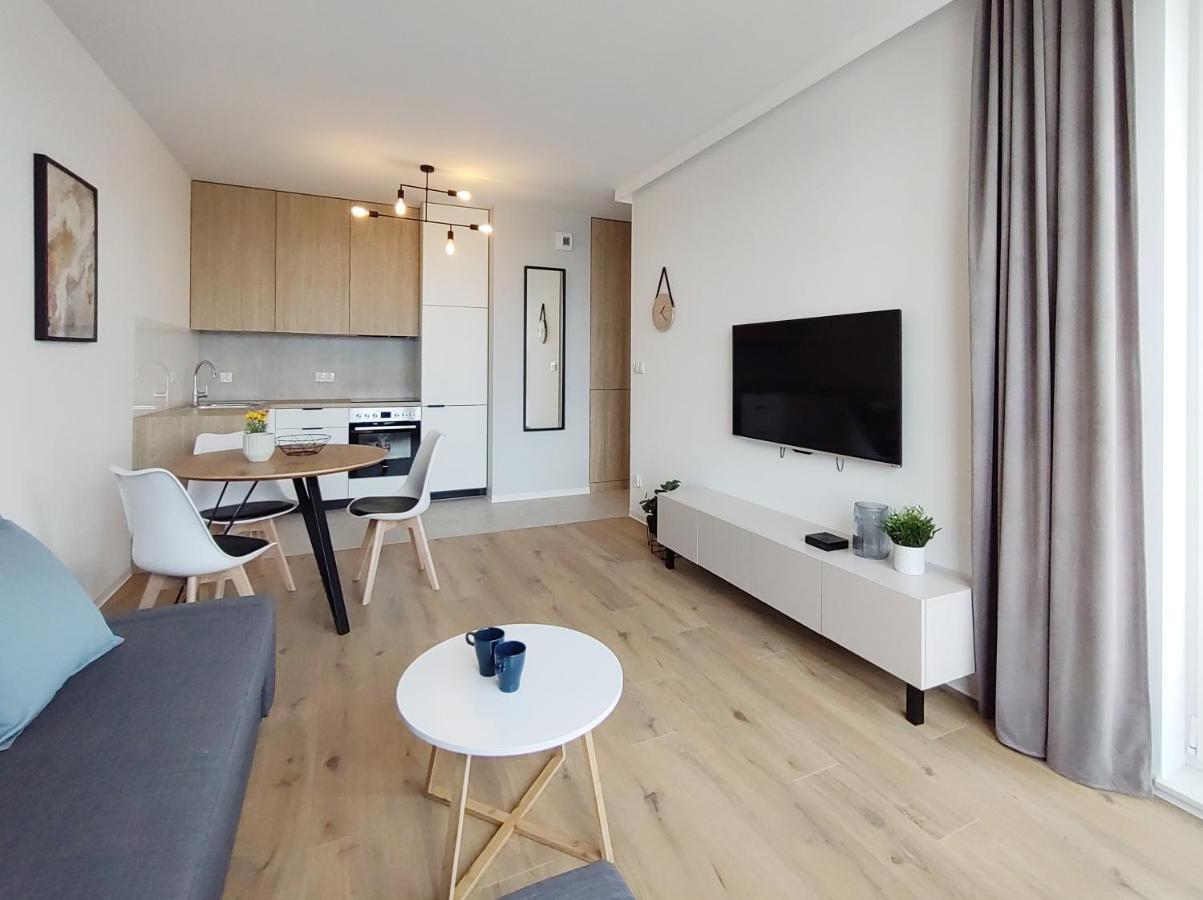Elegant 3City Apartment With Parking In Gdansk By Noclegi Renters Esterno foto
