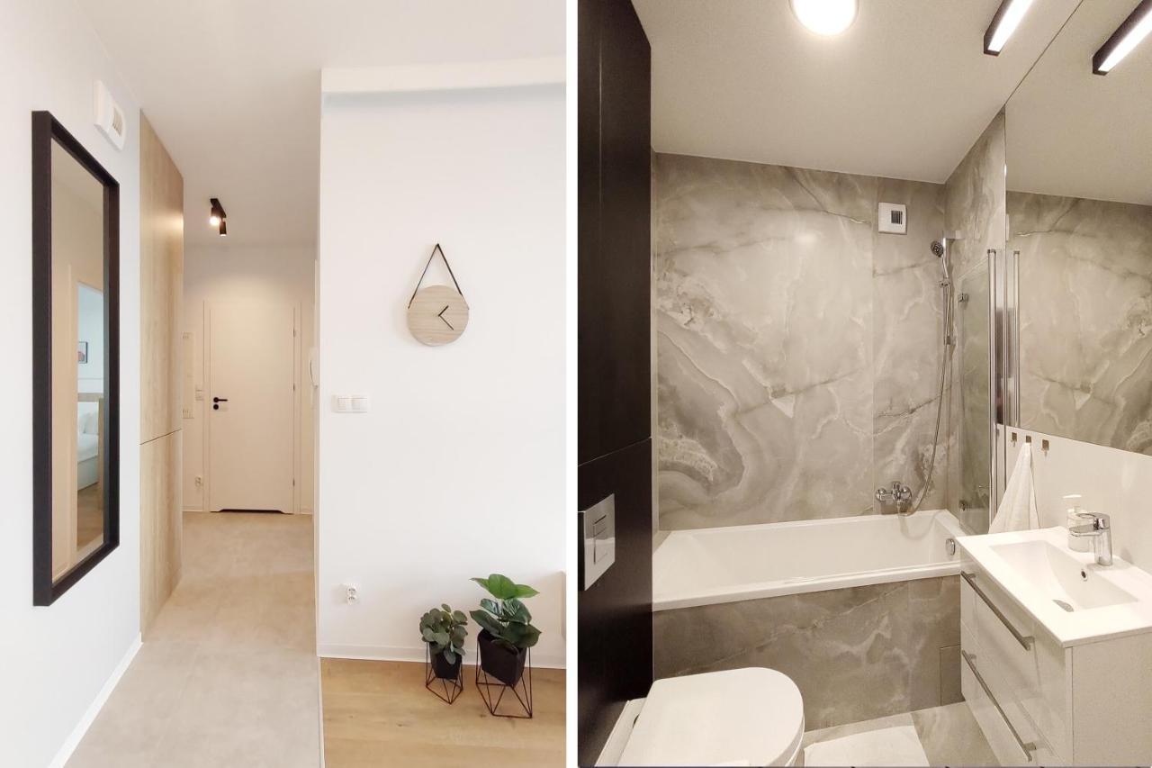 Elegant 3City Apartment With Parking In Gdansk By Noclegi Renters Esterno foto