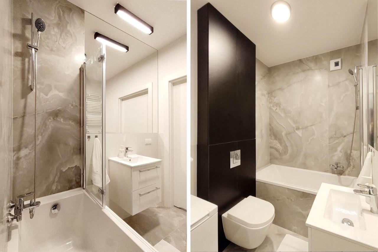Elegant 3City Apartment With Parking In Gdansk By Noclegi Renters Esterno foto